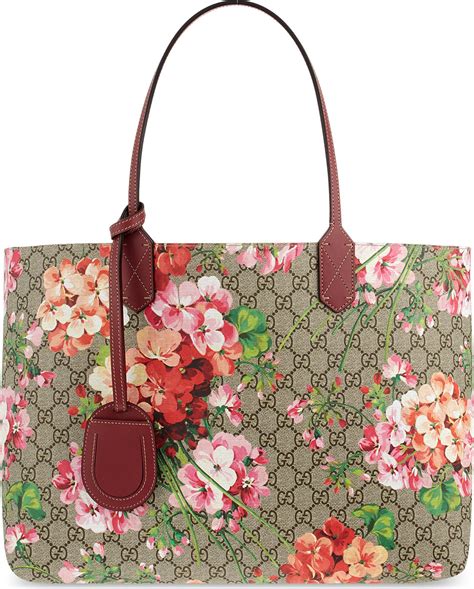 gucci bags floral|Gucci clear tote bag.